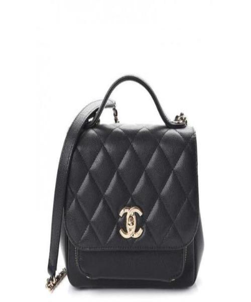 Chanel Small Flap Bag With Top Handle Black-SiLouis Vuitton er