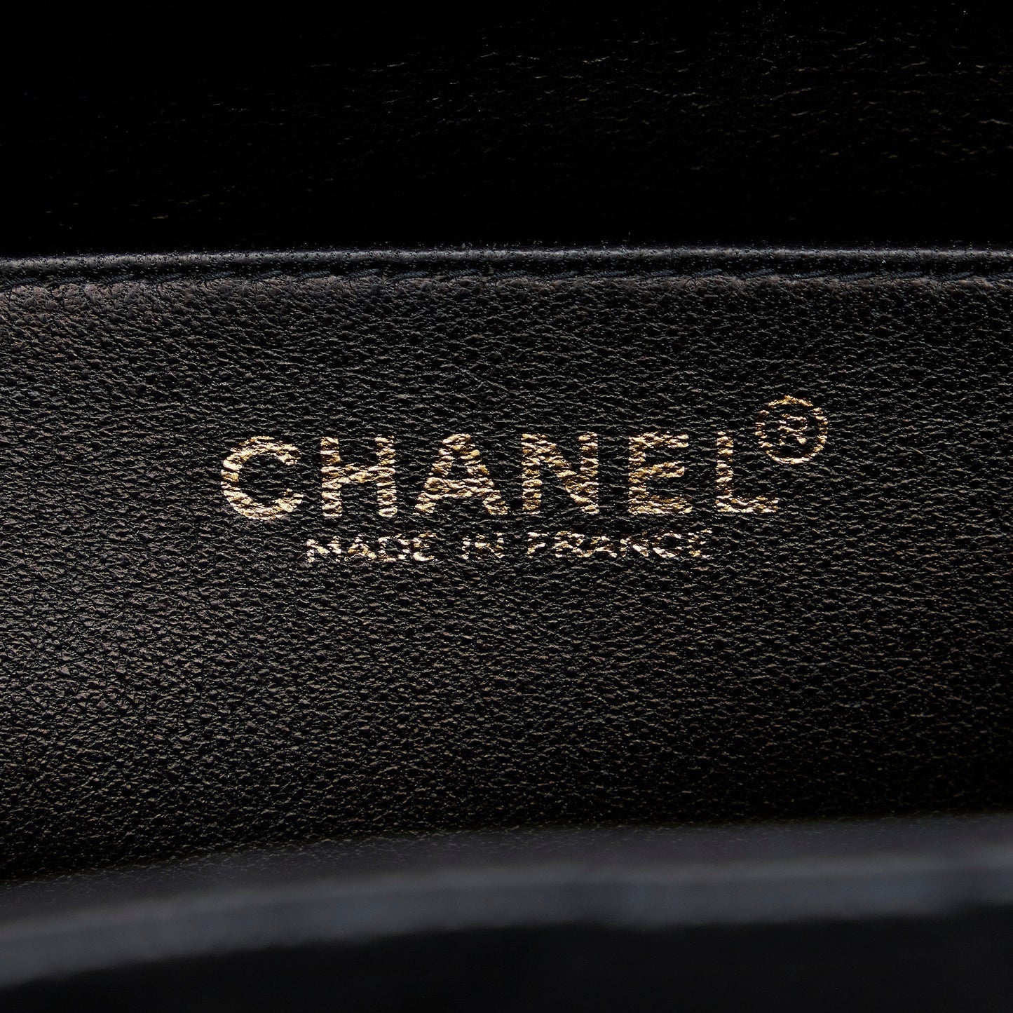 Chanel Kelly Black Caviar Gold