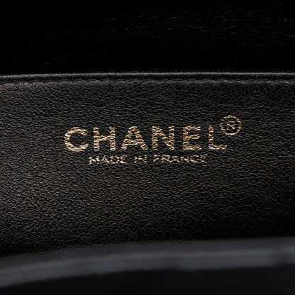 Chanel Kelly Black Caviar Gold