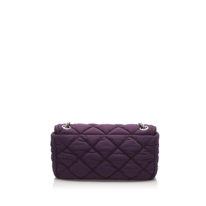 Chanel Bubble CC Nylon Shoulder Bag (SHG-fqzim3)