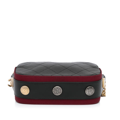 Chanel Button Up Double Zip Camera Bag (SHG-9ts5t9)