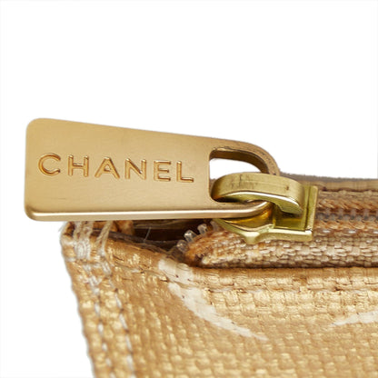 Chanel CC Camelila Rafia Tote Bag (SHG-B4yRL3)