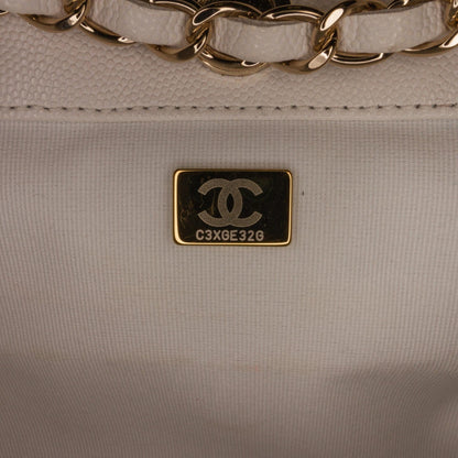 Chanel CC Caviar Bucket Bag (SHG-8IGeqO)