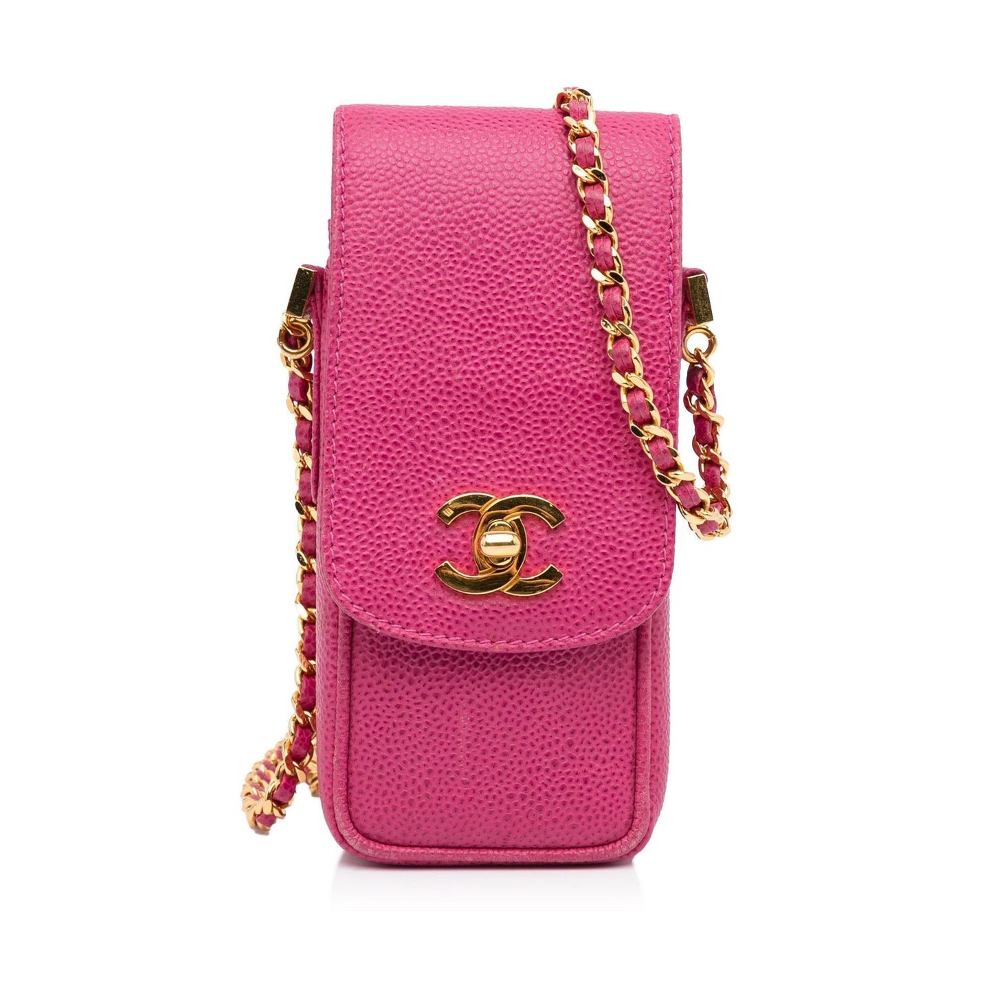 Chanel CC Caviar Phone Crossbody Bag (SHG-6lnu66)