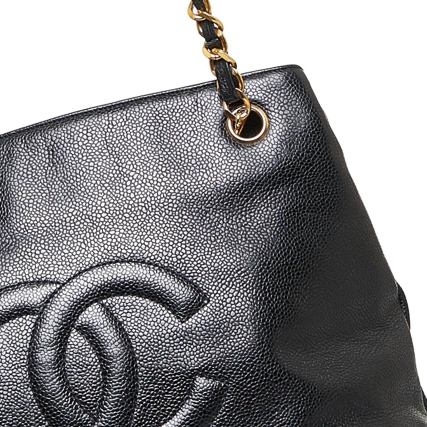 Chanel CC Caviar Shoulder Bag (SHG-zjjk0p)