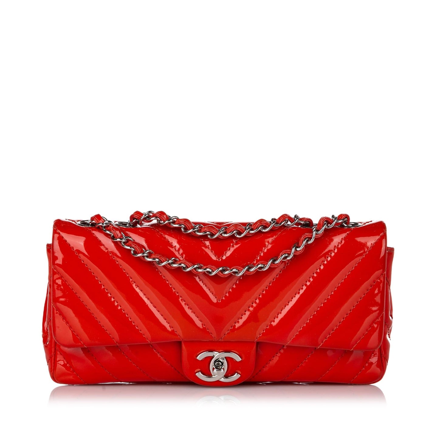 Chanel CC Chevron Classic Medium Single Flap Bag (SHG-28986)