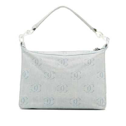 Chanel CC Denim Shoulder Bag (SHG-EFvBLv)