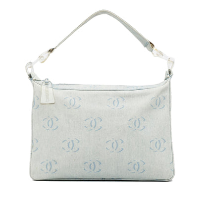 Chanel CC Denim Shoulder Bag (SHG-EFvBLv)