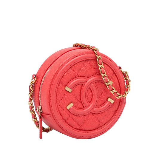 Chanel CC Filigree Crossbody (SHG-sLhtqH)