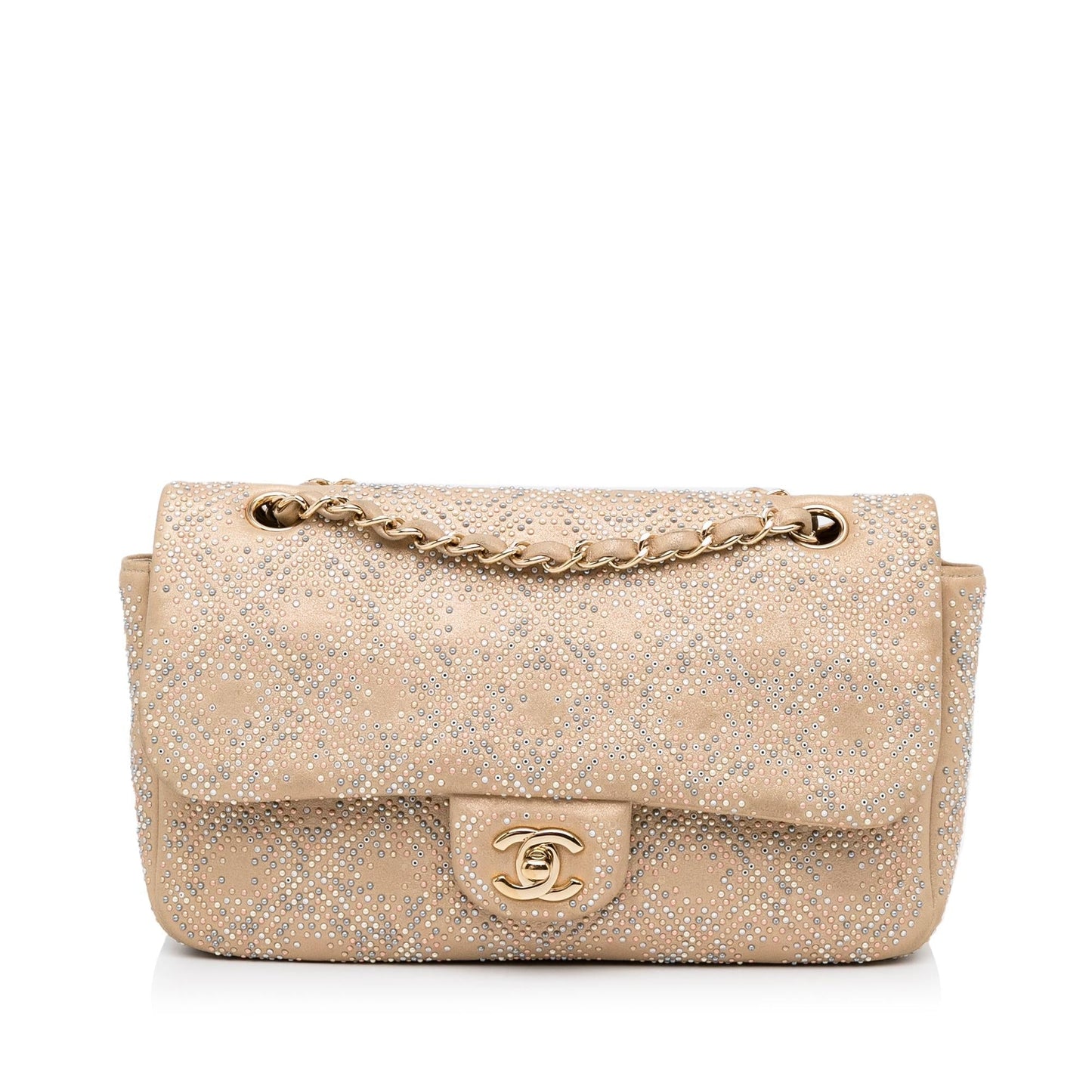 Chanel CC Flap Embellished Shoulder Bag (SHG-NP04sf)