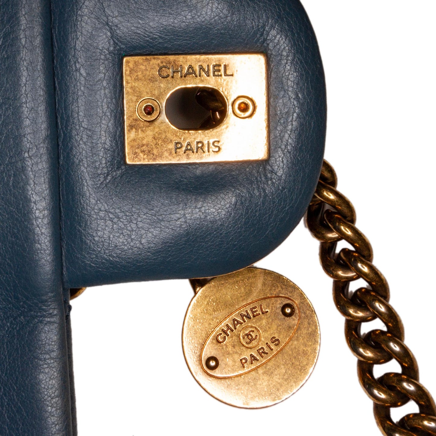 Chanel CC Flap Leather Shoulder Bag (SHG-OS8Ghv)