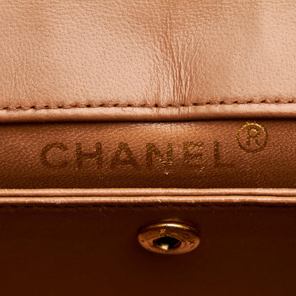 Chanel CC Lambskin Leather Flap Bag (SHG-arKGxI)