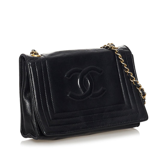 Chanel CC Lambskin Leather Shoulder Bag (SHG-33610)