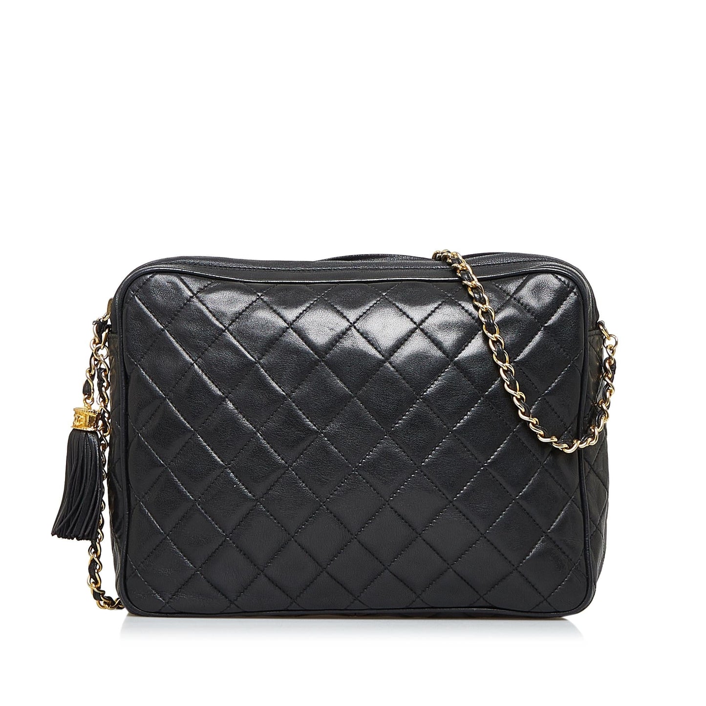 Chanel CC Lambskin Tassel Shoulder Bag (SHG-Bsuxng)