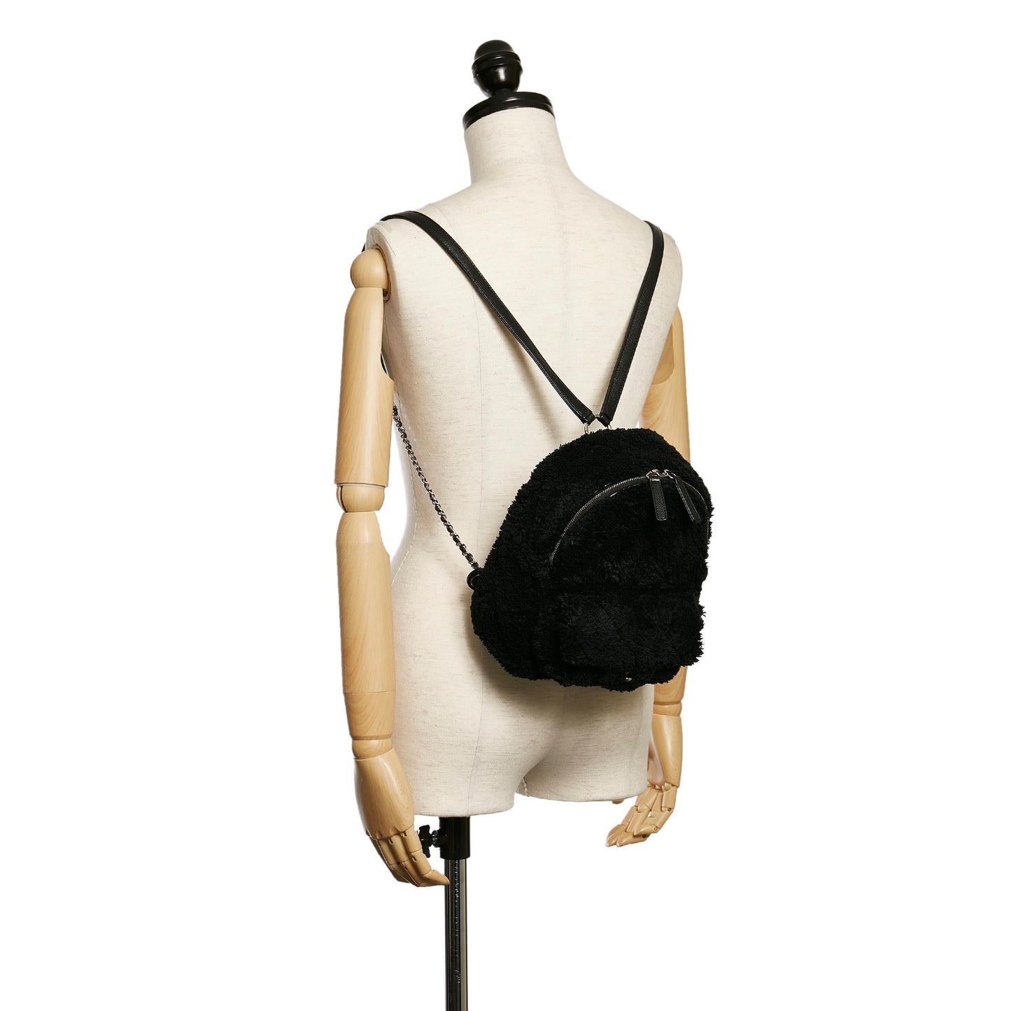 Chanel CC Matelasse Mixed Fiber Backpack (SHG-mmMxHr)