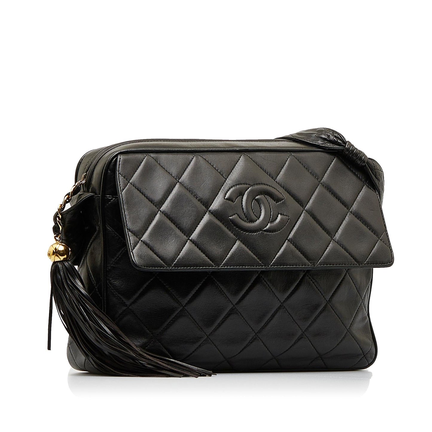 Chanel CC Matelasse Tassel Crossbody (SHG-ZmhsO3)