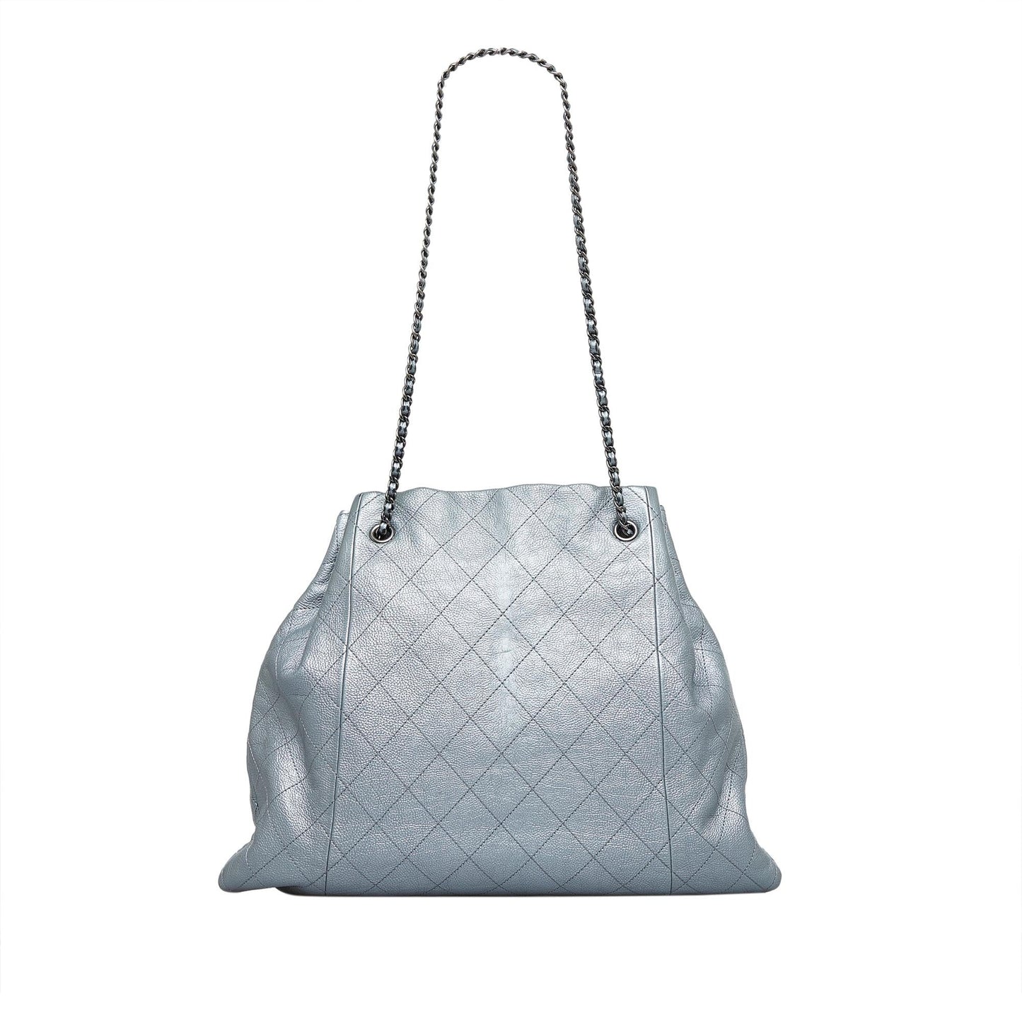 Chanel CC Quilted Drawstring Tote (SHG-VNpdMf)