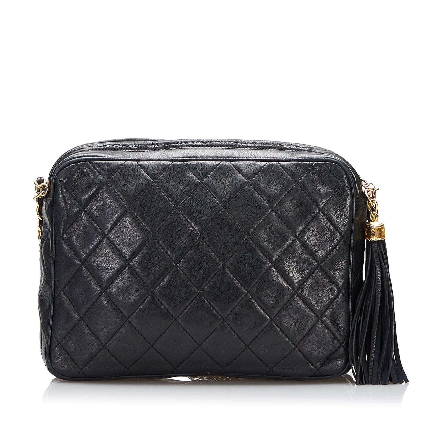 Chanel CC Quilted Tassel Crossbody (SHG-vaQEDR)