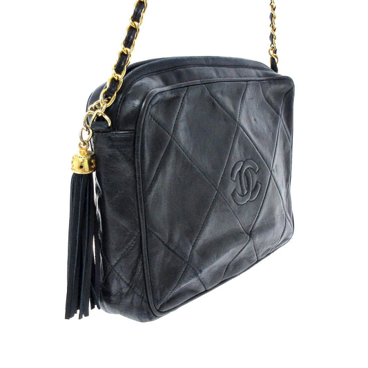 Chanel CC Timeless Lambskin Leather Crossbody Bag (SHG-31166)