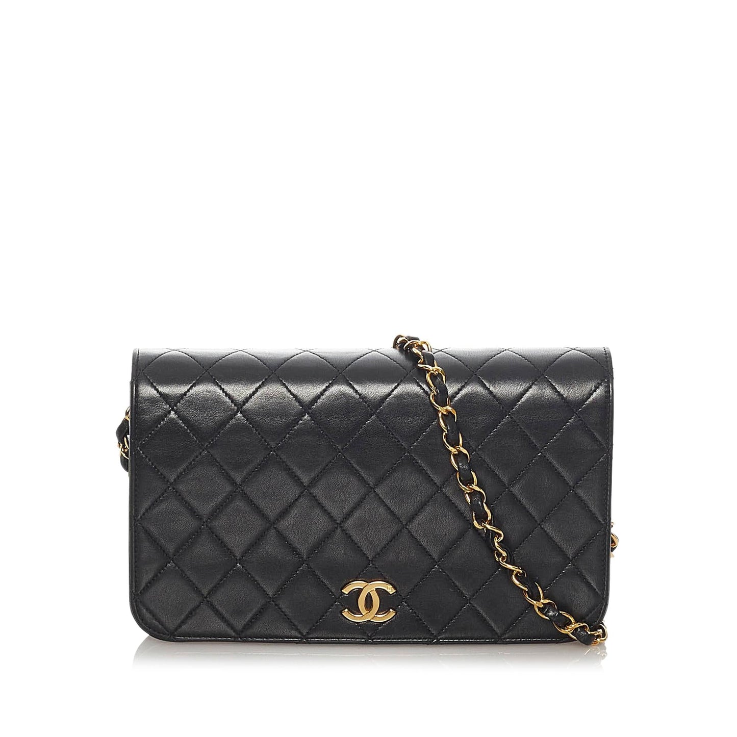 Chanel CC Timeless Lambskin Leather Crossbody Bag (SHG-37874)