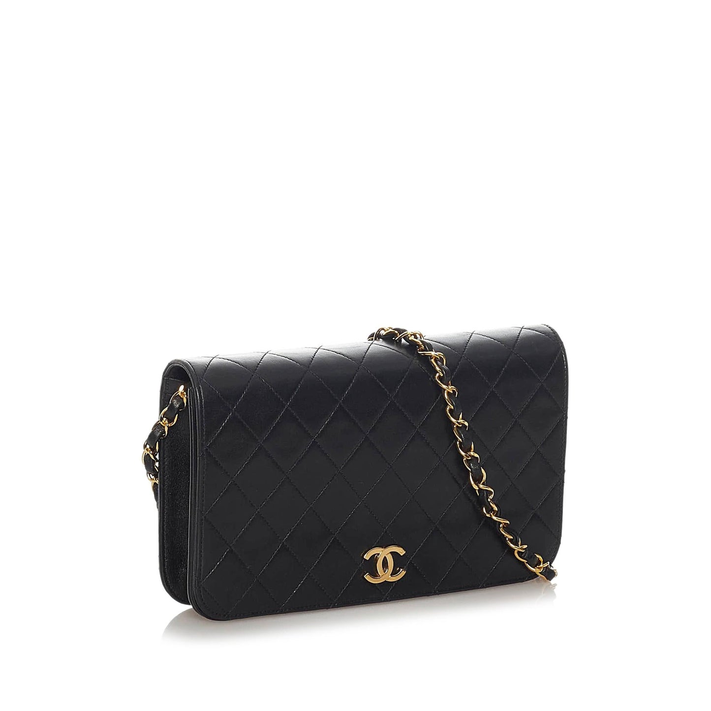 Chanel CC Timeless Lambskin Leather Crossbody Bag (SHG-37874)