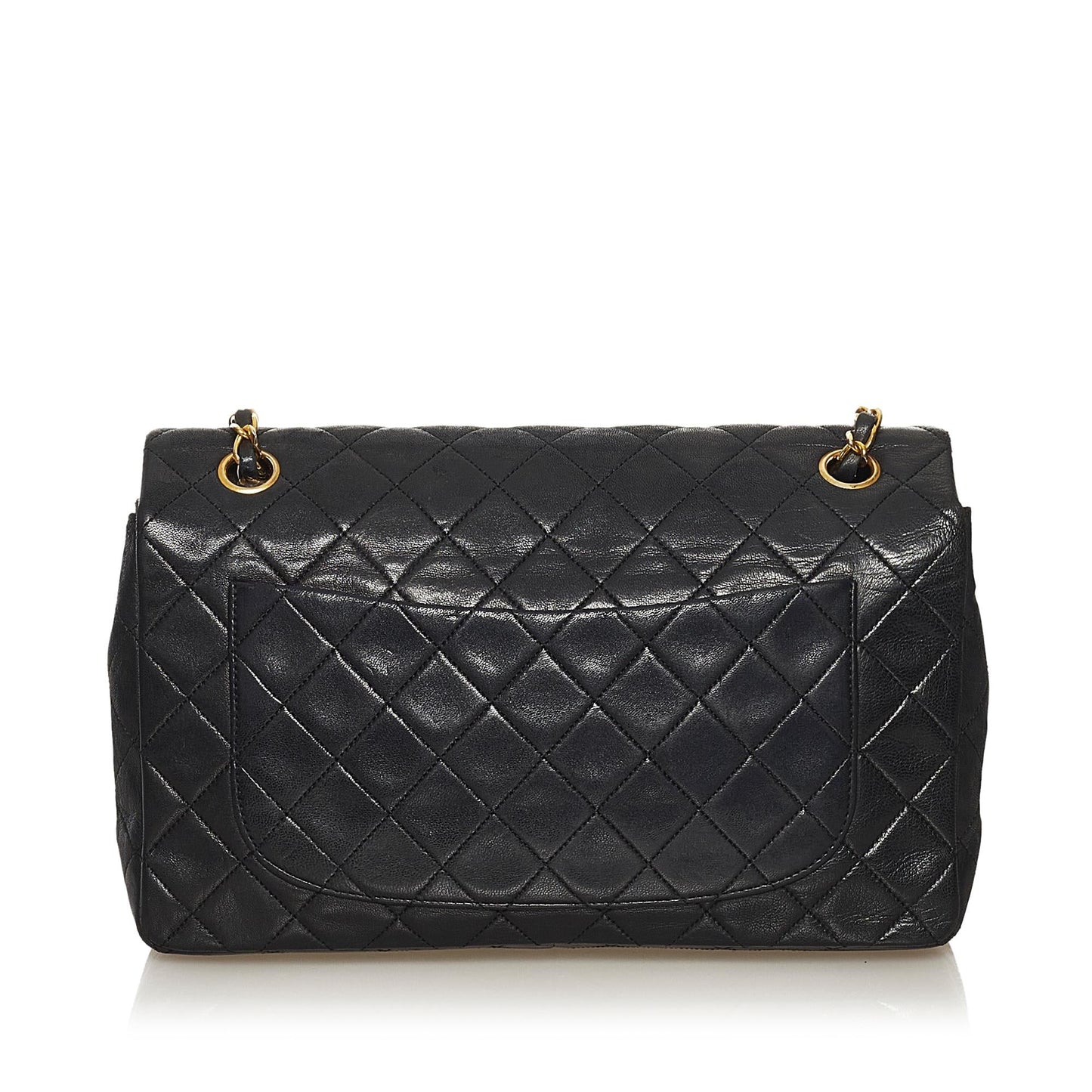 Chanel CC Timeless Lambskin Leather Single Flap Bag (SHG-34540)