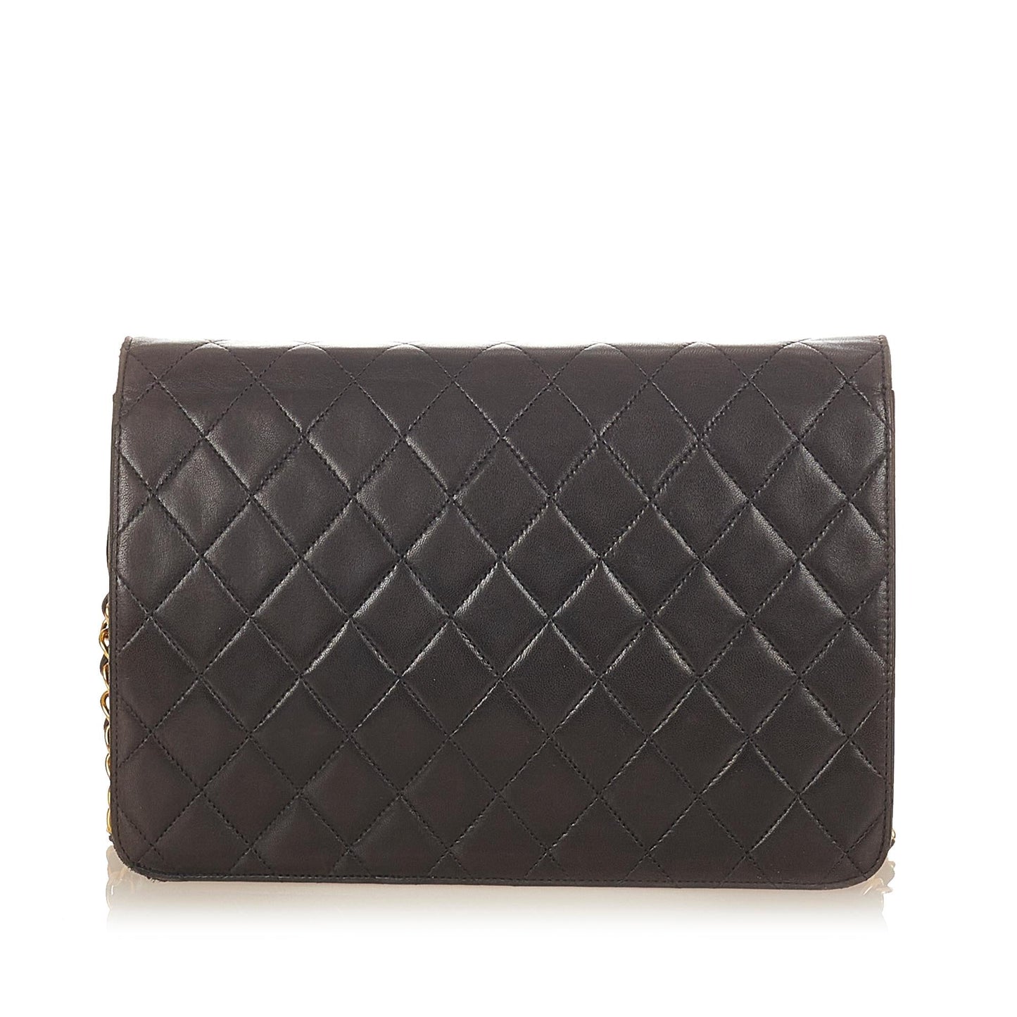 Chanel CC Timeless Lambskin Leather Single Flap Bag (SHG-3Lq5he)