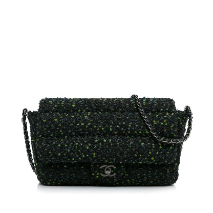 Chanel CC Tweed Flap Bag (SHG-l4FrFd)