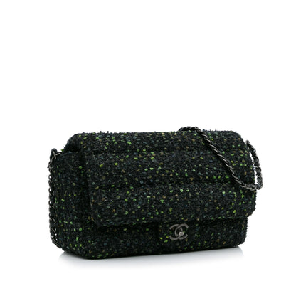 Chanel CC Tweed Flap Bag (SHG-l4FrFd)