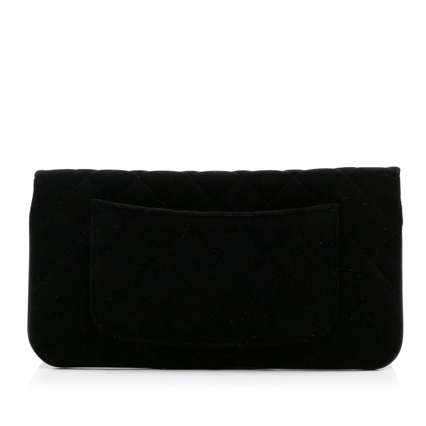 Chanel CC Velvet Clutch Bag (SHG-jvTl7a)