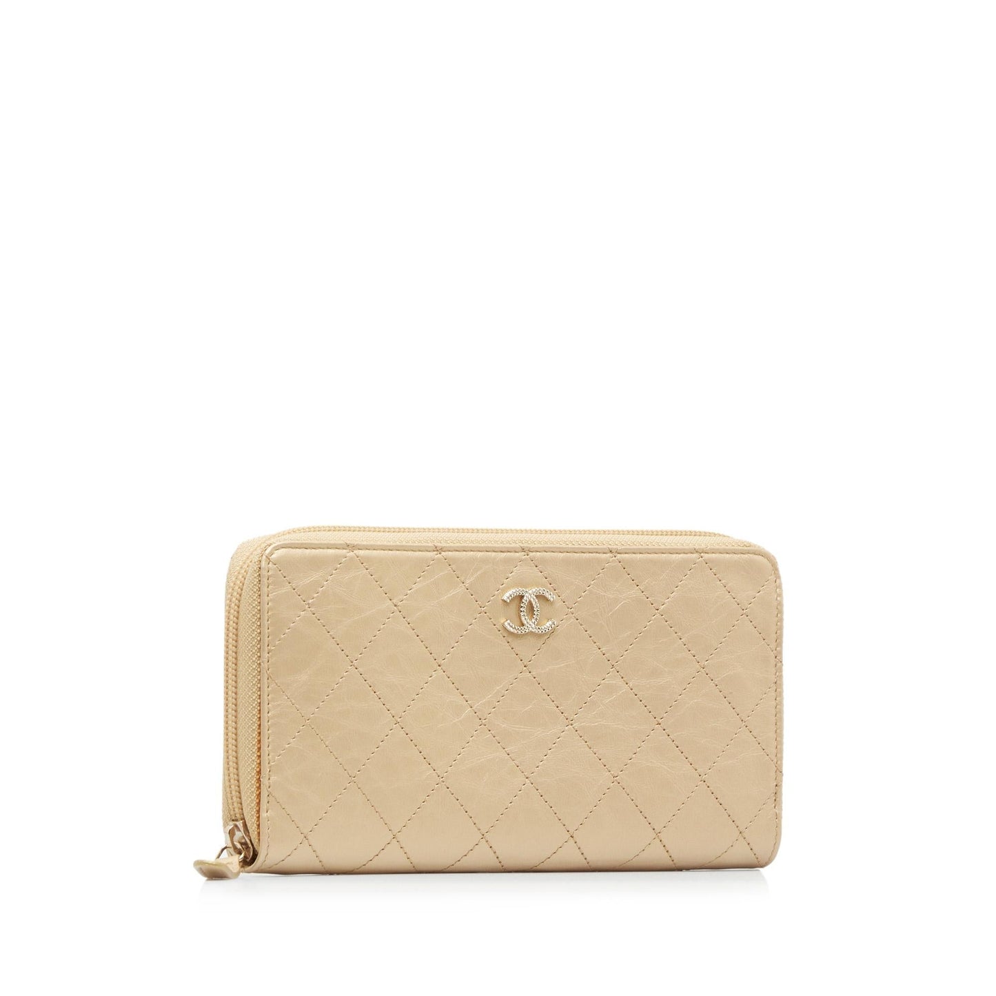 Chanel CC Zip Around Wallet (SHG-12FZwX)