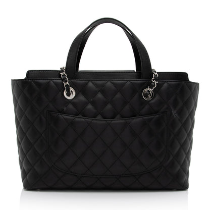 Chanel Calfskin CC Large Shopping Tote (SHF-kkslci)