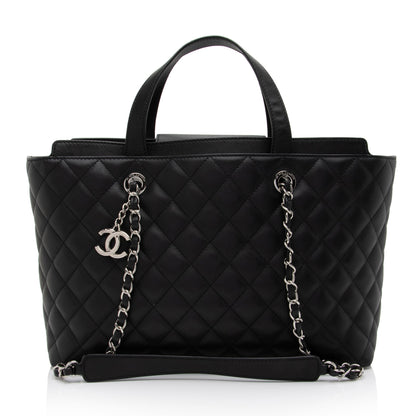 Chanel Calfskin CC Large Shopping Tote (SHF-kkslci)