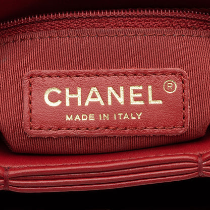 Chanel Calfskin Double Pocket Small Top Handle Bag (SHF-2K0IF5)