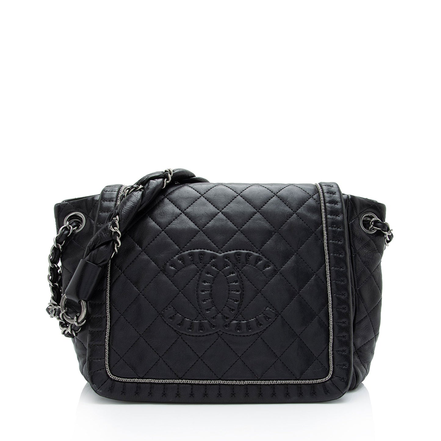 Chanel Calfskin Istanbul Flap Shoulder Bag (SHF-E8Y0Ku)