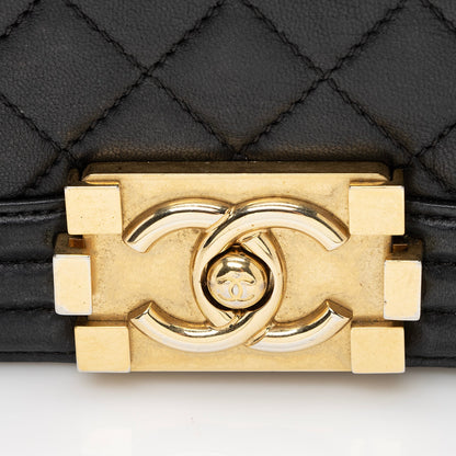 Chanel Calfskin Small Boy Bag (SHF-22437)