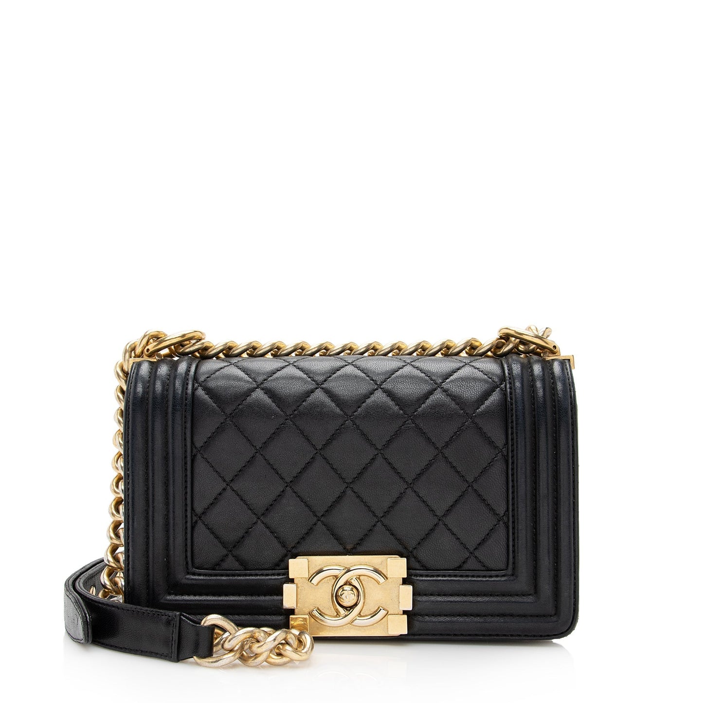 Chanel Calfskin Small Boy Bag (SHF-22437)