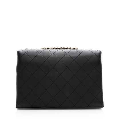 Chanel Calfskin Triple Compartment Flap Bag (SHF-19403)