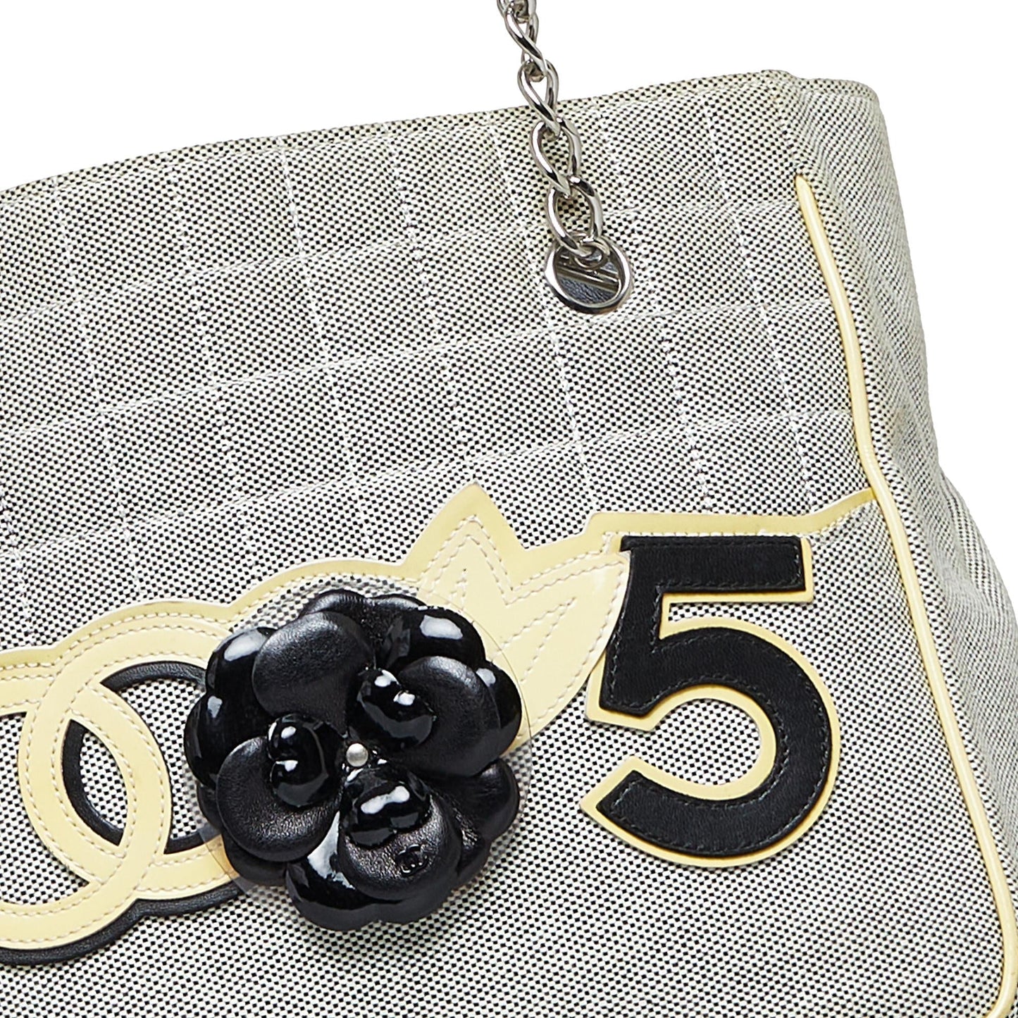 Chanel Camellia CC Choco Bar No. 5 Shoulder Bag (SHG-0fG30s)