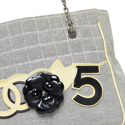 Chanel Camellia CC Choco Bar No. 5 Shoulder Bag (SHG-0fG30s)