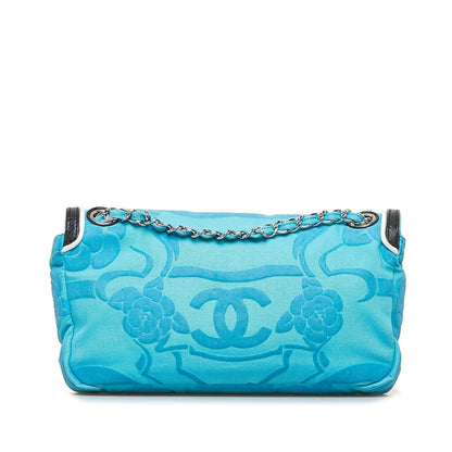 Chanel Camellia Single Flap (SHG-zVtrEI)