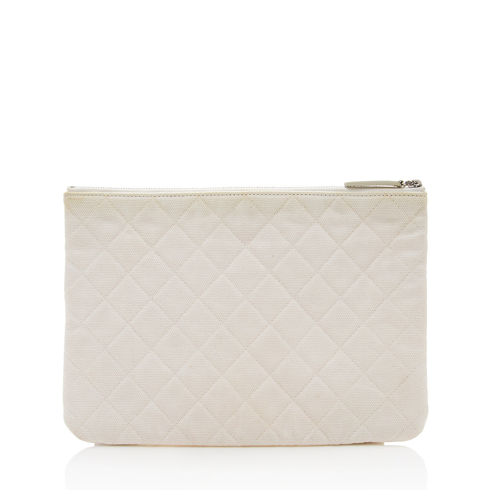 Chanel Canvas Coco Cuba Pouch - FINAL SALE (SHF-18094)