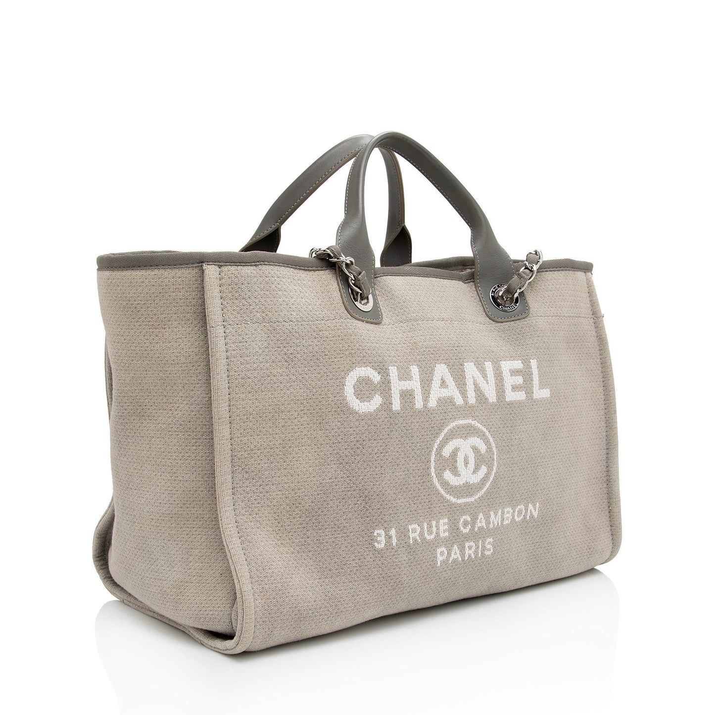 Chanel Canvas Deauville Medium Tote (SHF-6z6SKD)