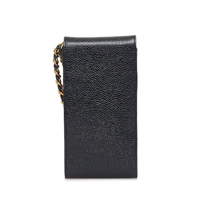 Chanel Caviar CC Cigarette Case (SHG-K5BE02)