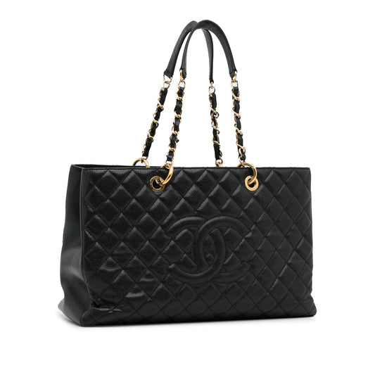 Chanel Caviar Grand Shopping Tote (SHG-w9qb9T)