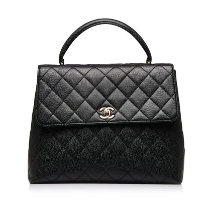 Chanel Caviar Kelly Top Handle (SHG-G1RZGN)