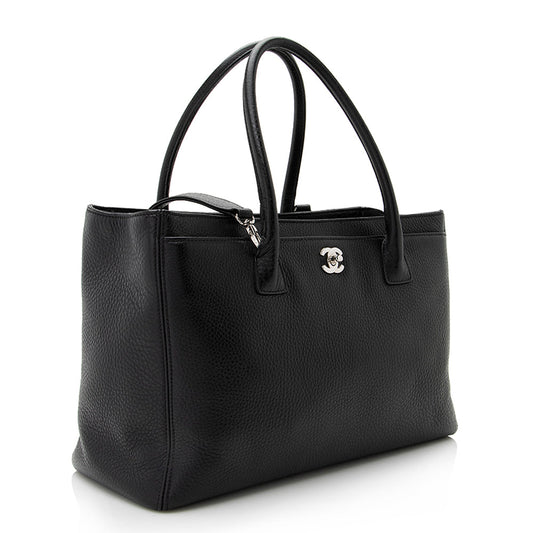 Chanel Caviar Leather Cerf Classic Executive Tote (SHF-21245)