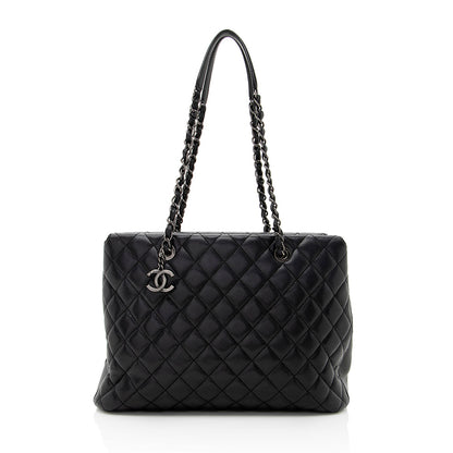 Chanel Caviar Leather City Shopping Tote (SHF-19914)