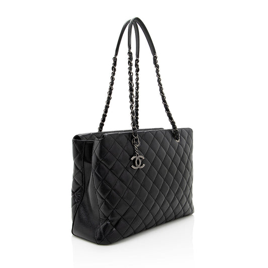 Chanel Caviar Leather City Shopping Tote (SHF-19914)