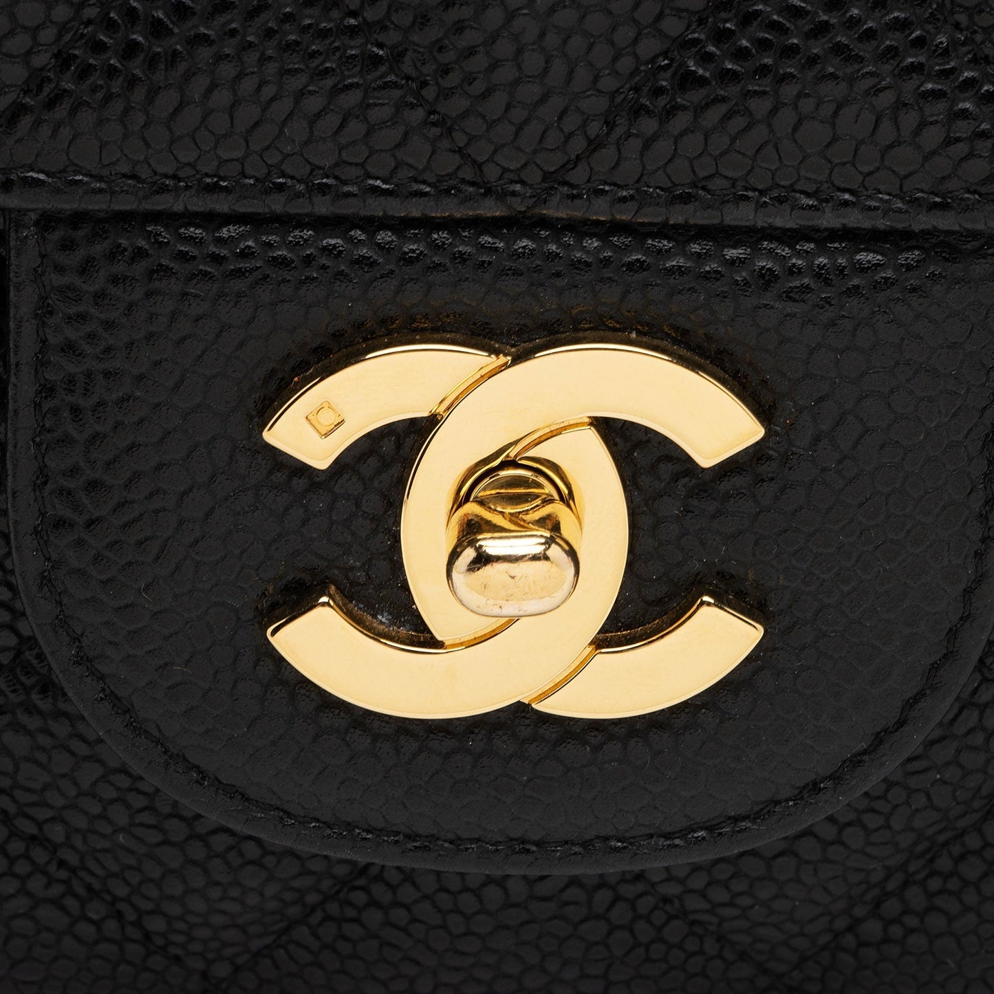 Chanel Caviar Leather Classic Jumbo Single Flap Bag (SHF-LFr7oi)